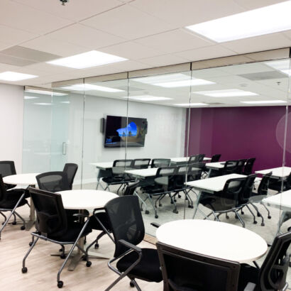 Berkshire Hathaway HomeServices Conference Operable Glass Wall