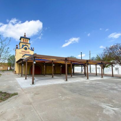 Nomar International Market Shade Structure Side View